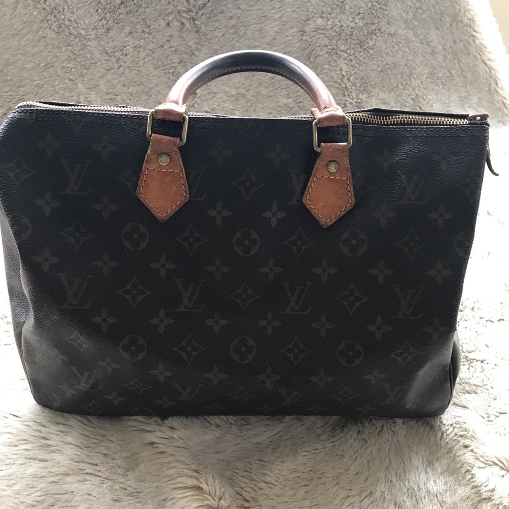 100% Authentic OLD USED Louis Vuitton Speedy 35
